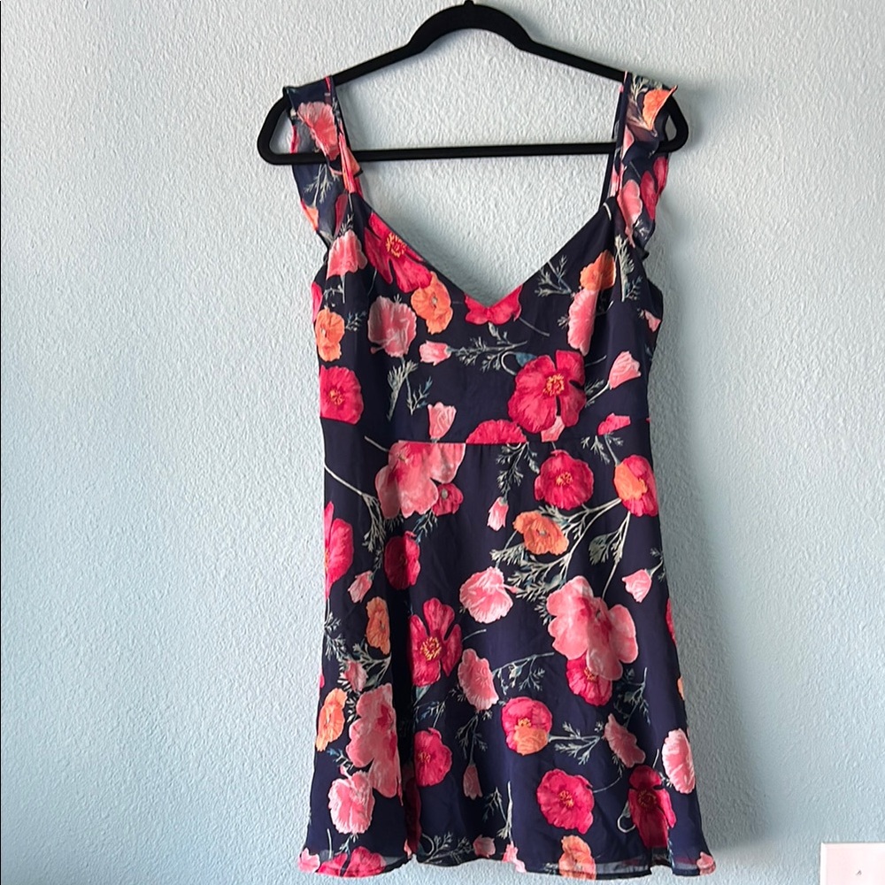Floral Sleeveless Dress Juniors size Large